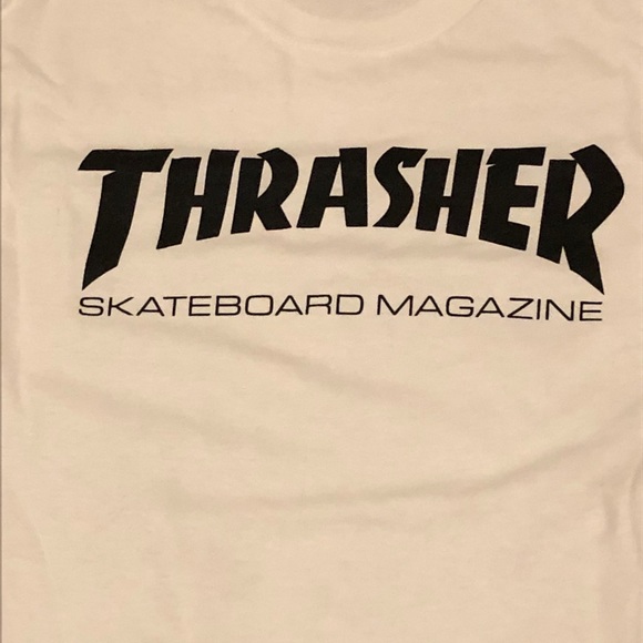 COPY - Thrasher magazine white logo shirt - Picture 2 of 2